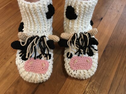 Cow Slippers