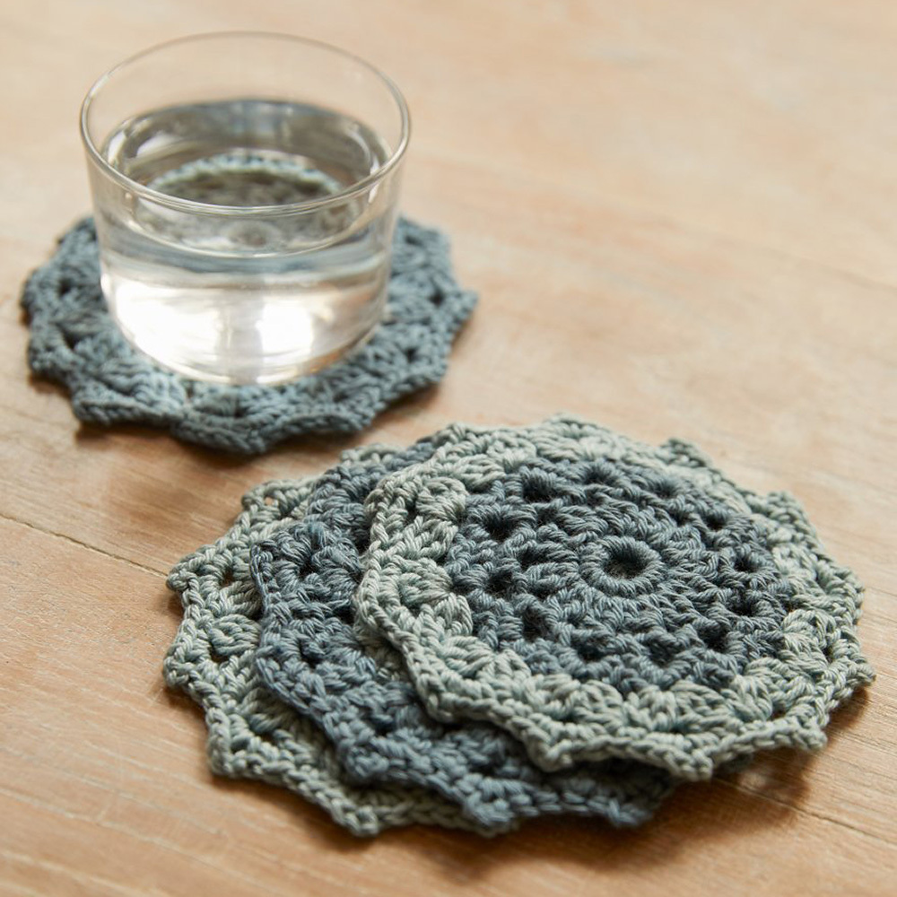 DMC Mindful Making The Mandala Coasters Crochet Kit - 12cm - view 3