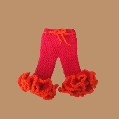 Disco Costume Crochet Doll Pattern, Retro Outfit for 18” Dolls