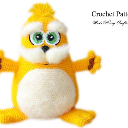 Fairy monster. Crochet amigurumi. Fantasy creature. Crochet toy