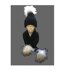 Fluffy Pom Pom Hat And Scarf
