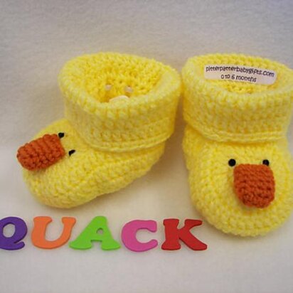 Duck Baby Booties