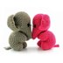 Elephant Mo Spielzeug aus Hoooked Eco Barbante