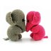 Elephant Mo Toy in Hoooked Eco Barbante - Downloadable PDF