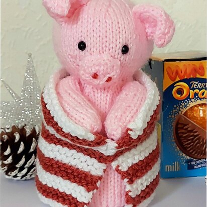 Pig In Blanket Decoration & Chocolate Orange Cover LH029