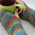 Painted Landscape Fingerless Mitts