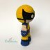 Wolverine amigurumi doll - crochet pattern by Crochelandia
