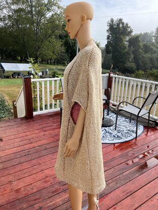 Cappuccino Swirl Poncho