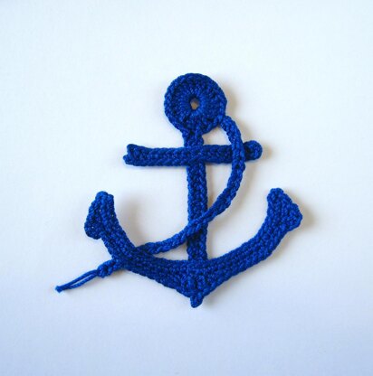 Crochet Pattern Anchor Applique