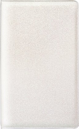Webster's Pages Color Crush Tall Creative Photo Album 8"X13.5"X2" - White Glitter