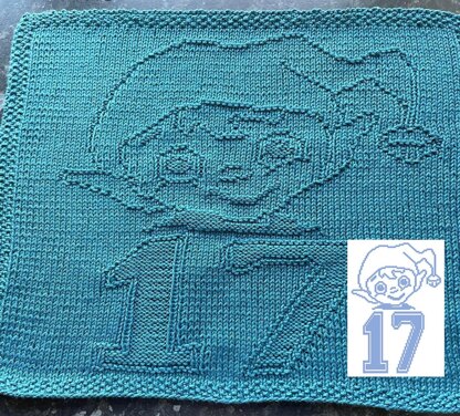 Nr. 306 – 23 – 17. Christmas Elf 89 stitches