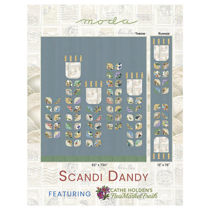 Moda Fabrics Scandi Dandy Quilt - Downloadable PDF