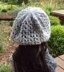 Sylvia - lace stitch beanie and cowl