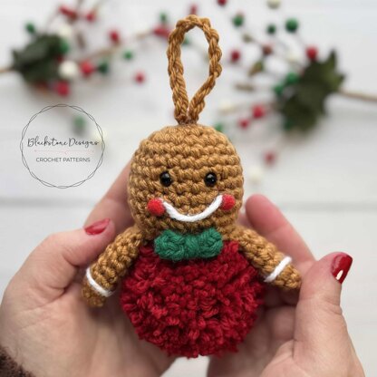 Gingerbread Man Jingle Bell Ornament