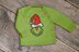 Grinch Knit kids sweater - PDF Knitting Pattern, 5 sizes, duplicate stitch color work