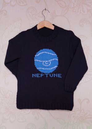Intarsia - Neptune Chart - Childrens Sweater