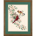 Dimensions Cardinals in Dogwood Crewel Printed Embroidery Kit - 28 x 38cm