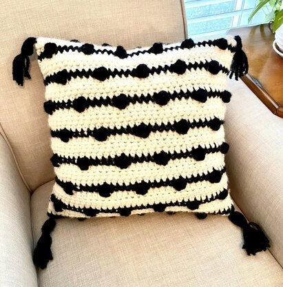 Modern Bobble Throw Pillow