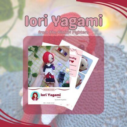 Iori Yagami Amigurumi Pattern