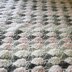 Triangular Shell Stitch Shawl