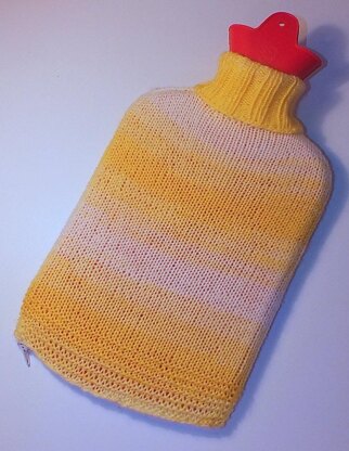 Loom Knit Water Bottle Cover Pattern Video and Info 