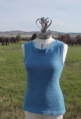 Drapey Cowl Neck Tank Top