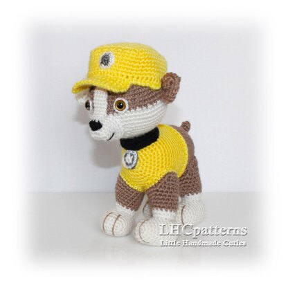 Rubble Pup Paw Patrol Crochet Pattern