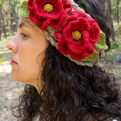 Basket-full of Poppies Headband