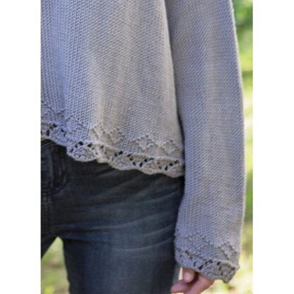 Coneflower Sweater in Berroco Modern Cotton - Downloadable PDF