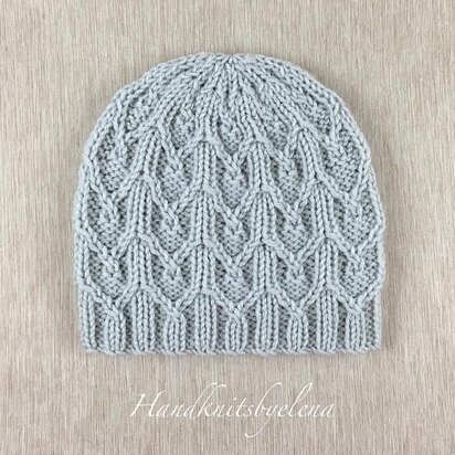 Gray Hat with Cables