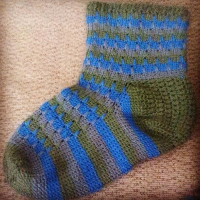 Spike Stitch Socks