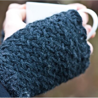 North Sea Kippers Herringbone Fingerless Gloves