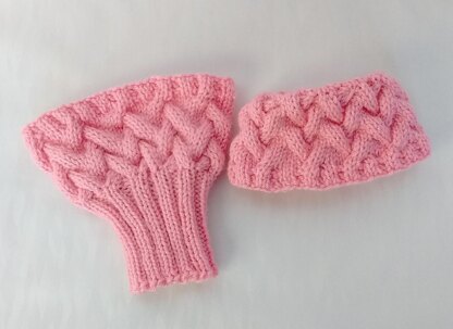 Strawberry Fluff Boot Cuffs