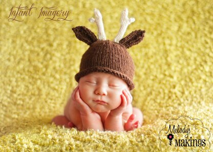 Antler Hat Knitting Pattern