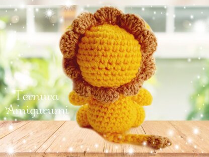 Little lion crochet pattern