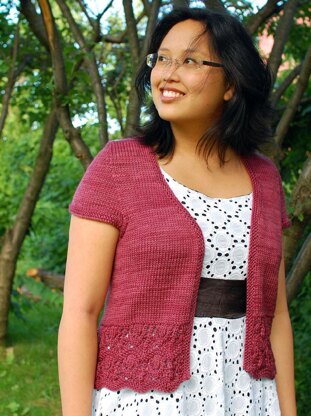 Laura Chau Bellevue Cardigan for Worsted Weight Yarn PDF