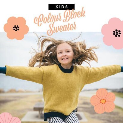 2112 Kids Colour Block Sweater