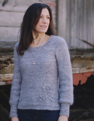 Lyrical Knits Branches in Bloom Pullover PDF