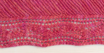 Buchanan Shawl in SweetGeorgia Merino Silk Fine - Downloadable PDF