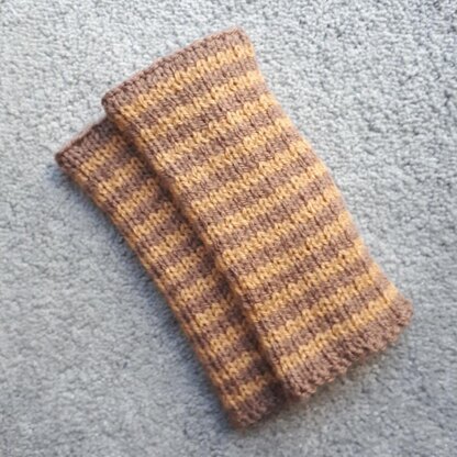 Mocha Wrist Warmers
