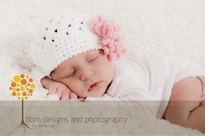 Taryn Hat with interchangeable flowers