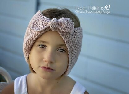 Easy Headband Headwrap Knitting Pattern 392