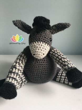 Zambi the Donkey Amigurami