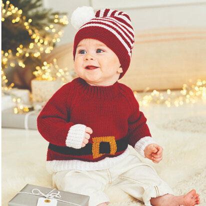 Santa Toy, Hat & Sweater in Stylecraft Special DK, Bambino & Bellissima - 9870 - Downloadable PDF - knitting pattern