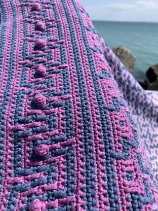 Baby Blanket Lavender Lagoon