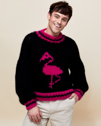 Made with Love - Tom Daley Flamin-GO For It XS Jumper Knitting Kit