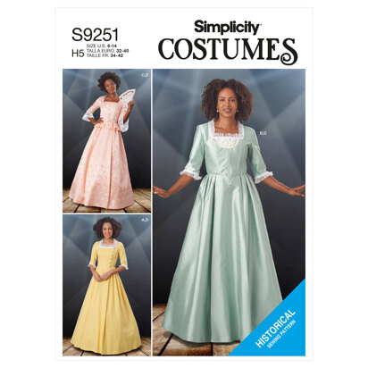 Simplicity Misses' Costumes S9251 - Sewing Pattern