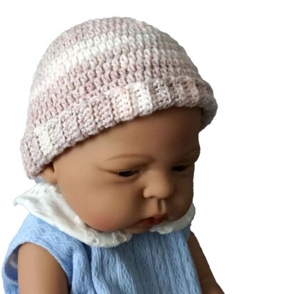 Crochet pattern doll beanie!