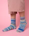 Cosy Contrast Socks - Free Knitting Pattern in Paintbox Yarns Socks