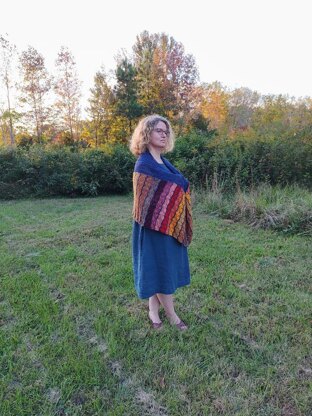 Leaf Swirl Shawl